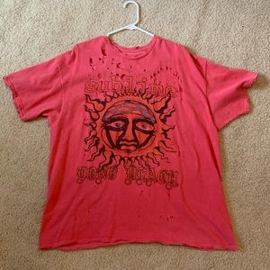 Pink sublime oversized T